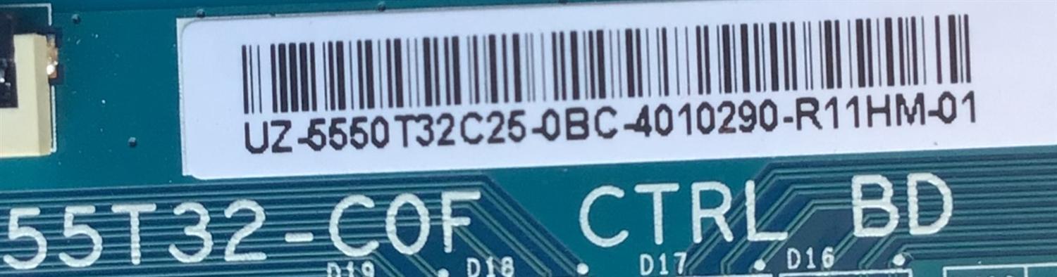 KIT DE TARJETAS PARA TV VIZIO / MAIN  XKCB02K005 / 715GA671-M0E-B00-004G / (X)XKCB02K005010X / T-CON 5550T32C25 / 55T32-C0F  / FUENTE ADTVJ1816ABJ / 715G9208-P02-001-003S / PANEL TPT500U1-QVN03.U REV:SFB1H / MODELO M50Q7-H11 / M50Q7-H11 LTCWZKKW - Imagen 2